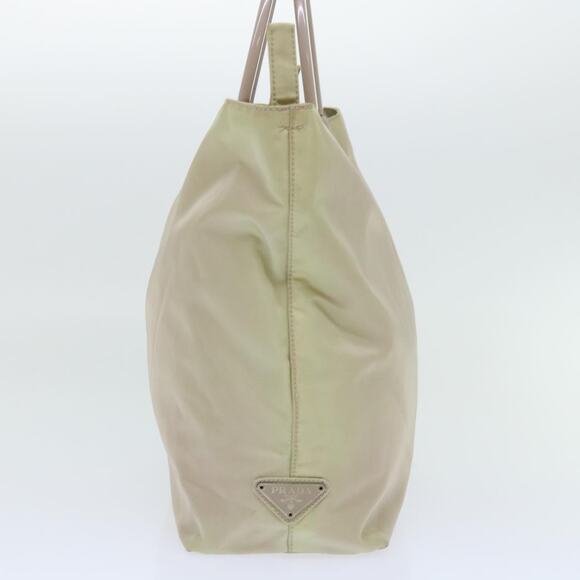 PRADA Hand Bag Nylon Beige - Picture 5 of 13